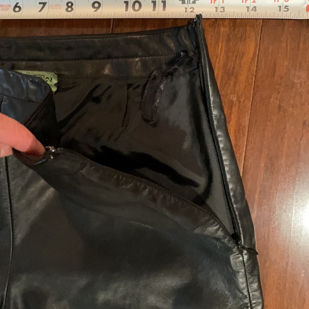 ANN TAYLOR 100% LEATHER PANTS - Picture 5 of 8